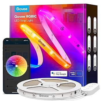 シーリングライト・天井照明 Govee RGBIC PRO led striplight 20m H619E Amazon.com: Govee RGBIC Pro LED Strip Lights, 32.8ft Color